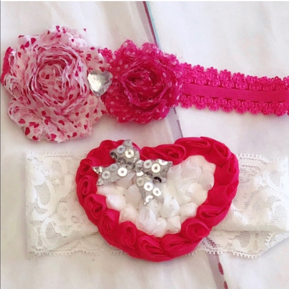 Valentines headbands